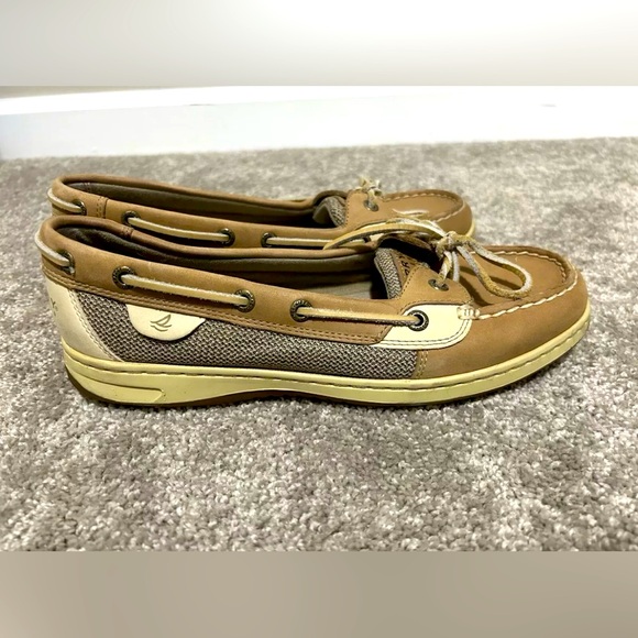 Sperry’s Top Sider Women's Tan Boat Shoes (Size 9) - Picture 4 of 11